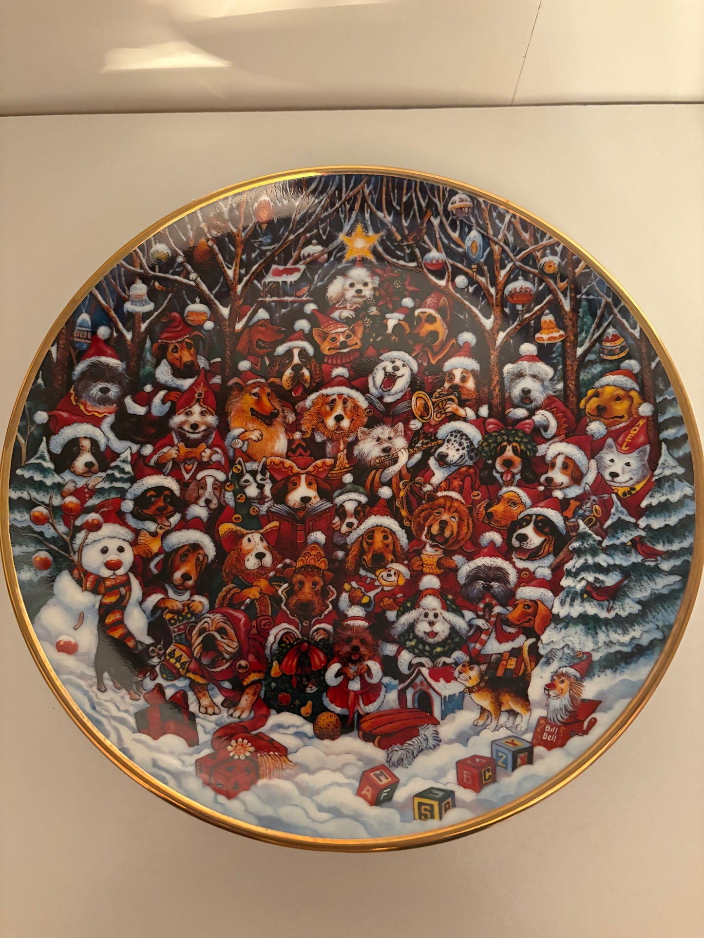 "Santa Paws" Decorative Plate