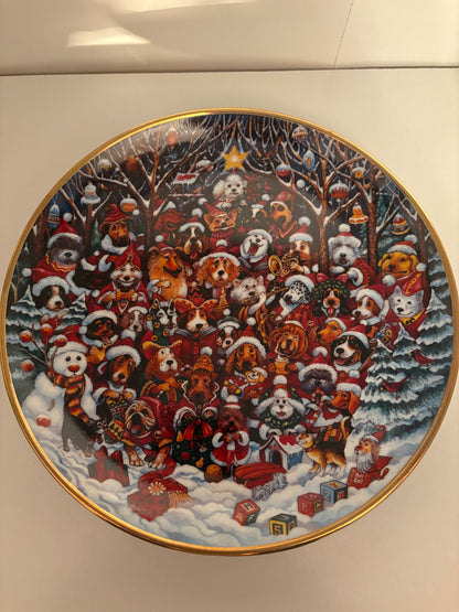 "Santa Paws" Decorative Plate