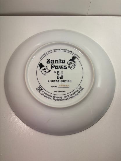 "Santa Paws" Decorative Plate