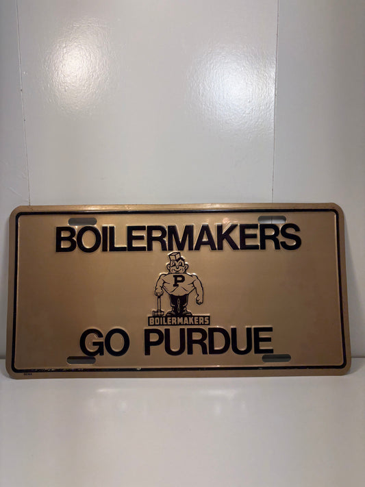 Purdue Boilermakers Novelty License Plate