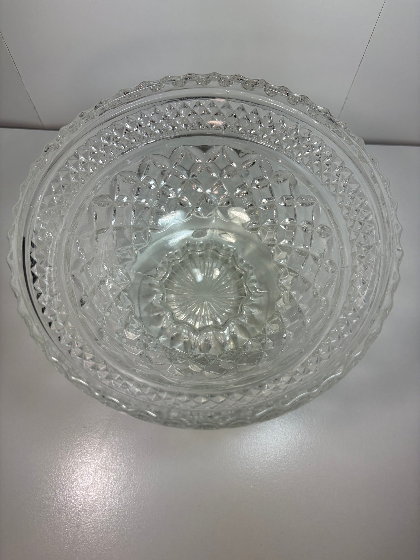 Vintage Crystal Glass Candy Dish
