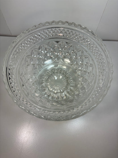 Vintage Crystal Glass Candy Dish