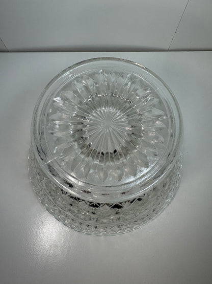 Vintage Crystal Glass Candy Dish