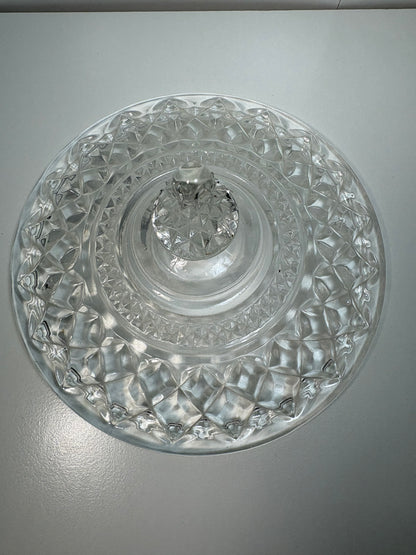 Vintage Crystal Glass Candy Dish