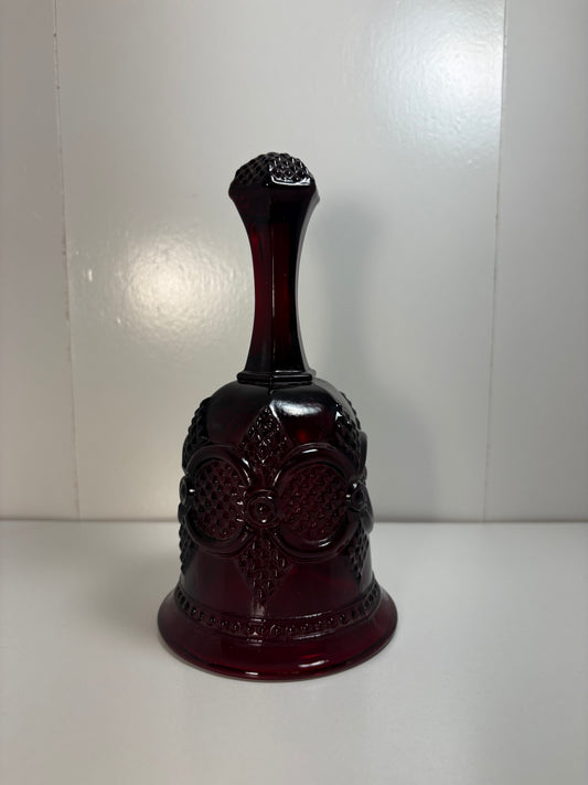 Vintage 1876 Cape Cod Collection Ruby Red Hostess Bell