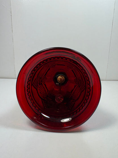 Vintage 1876 Cape Cod Collection Ruby Red Hostess Bell