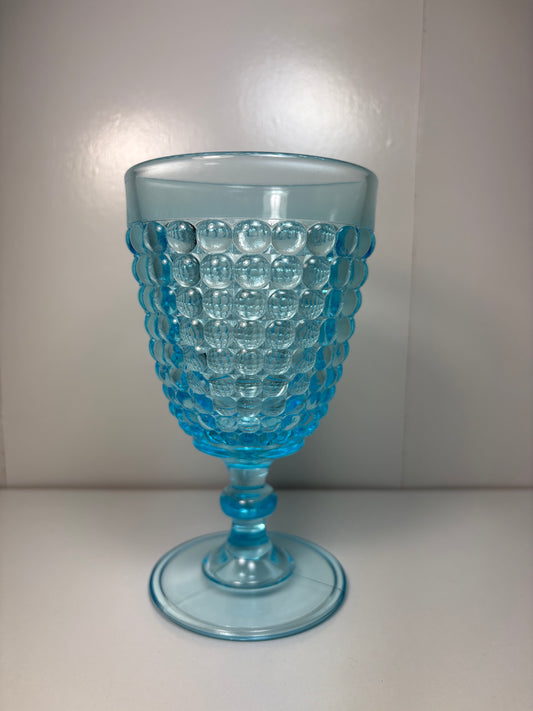 Vintage Adams 1000 Eye Aqua Goblet