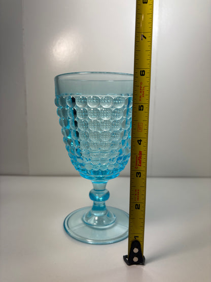 Vintage Adams 1000 Eye Aqua Goblet