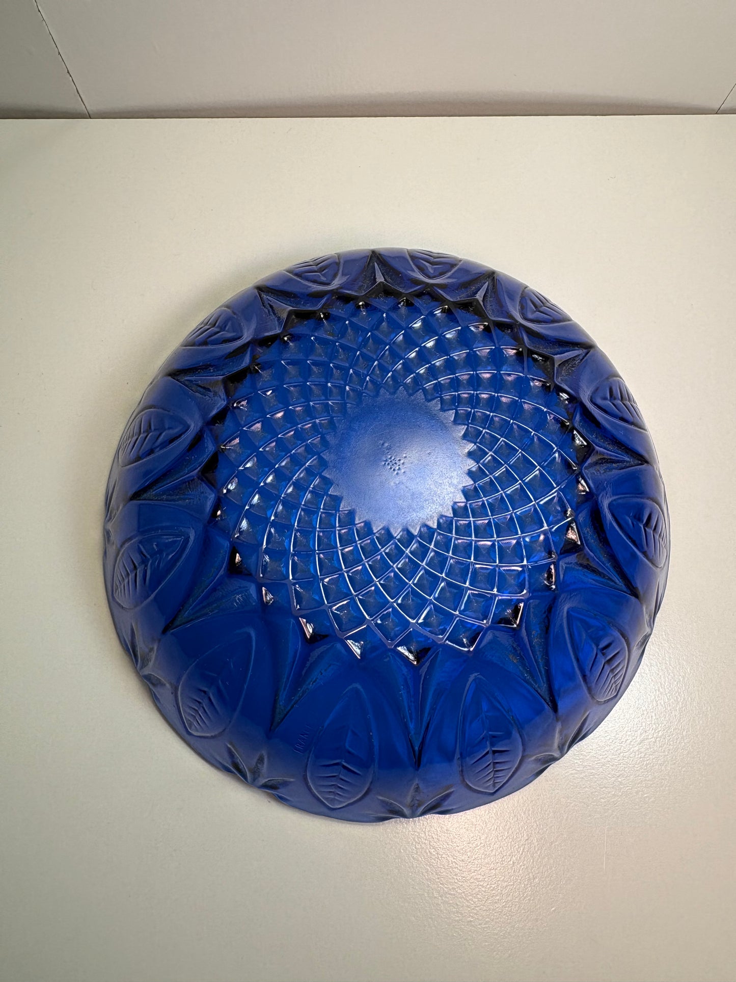 Lot of 4 Avon Royal Sapphire Cobalt Blue Glass Bowls