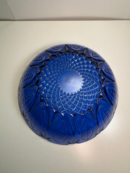 Lot of 4 Avon Royal Sapphire Cobalt Blue Glass Bowls