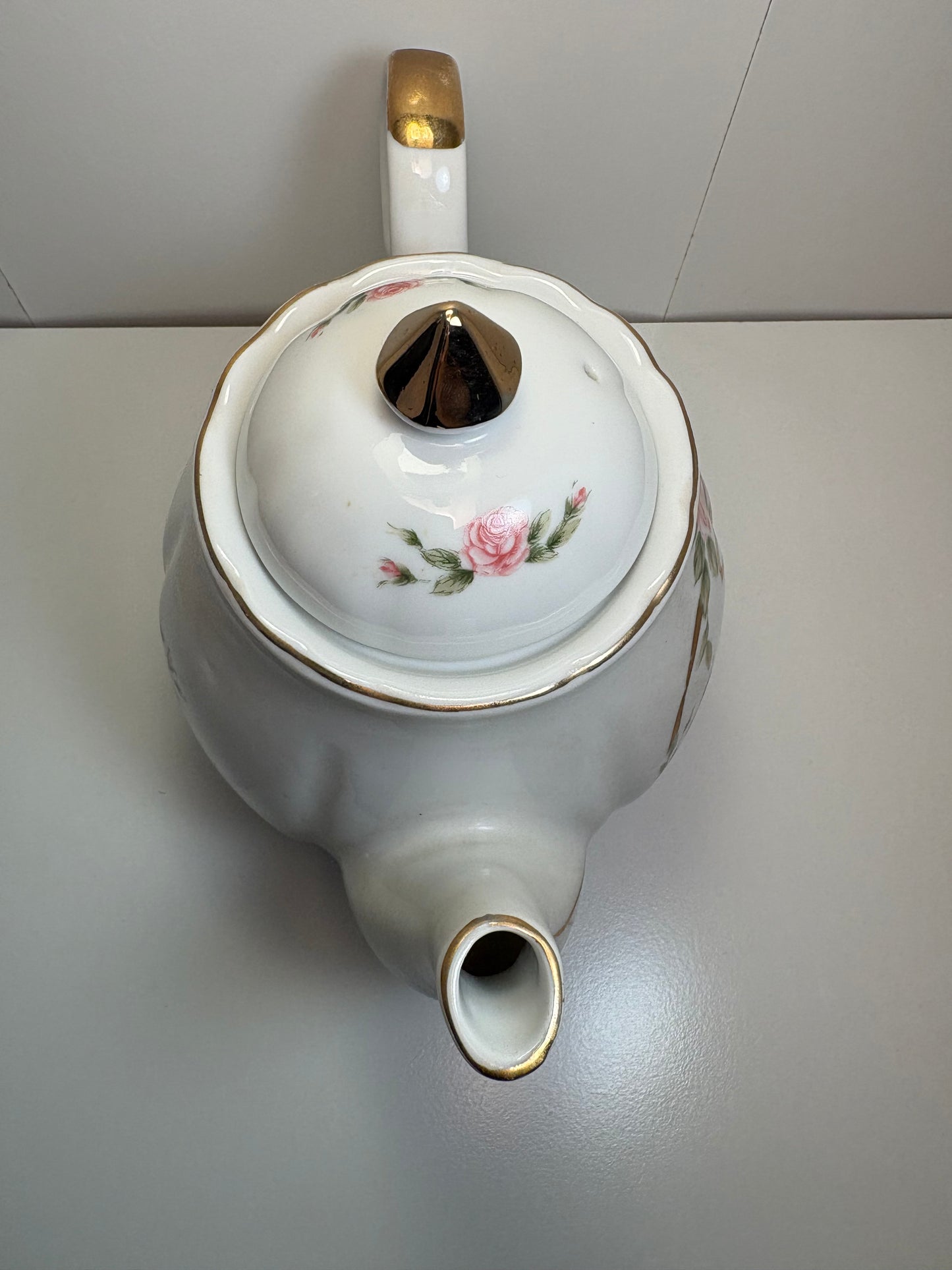 Lefton 50th Anniversary Musical Teapot