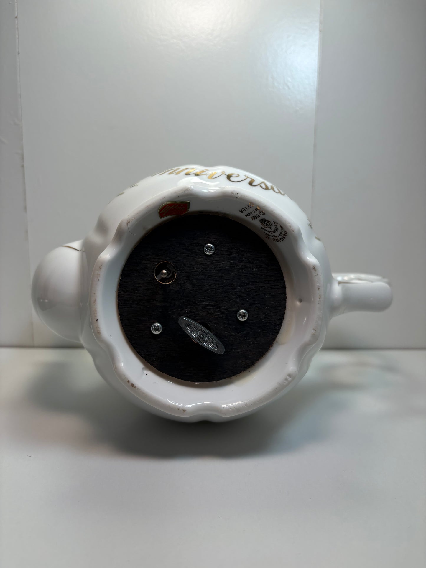 Lefton 50th Anniversary Musical Teapot