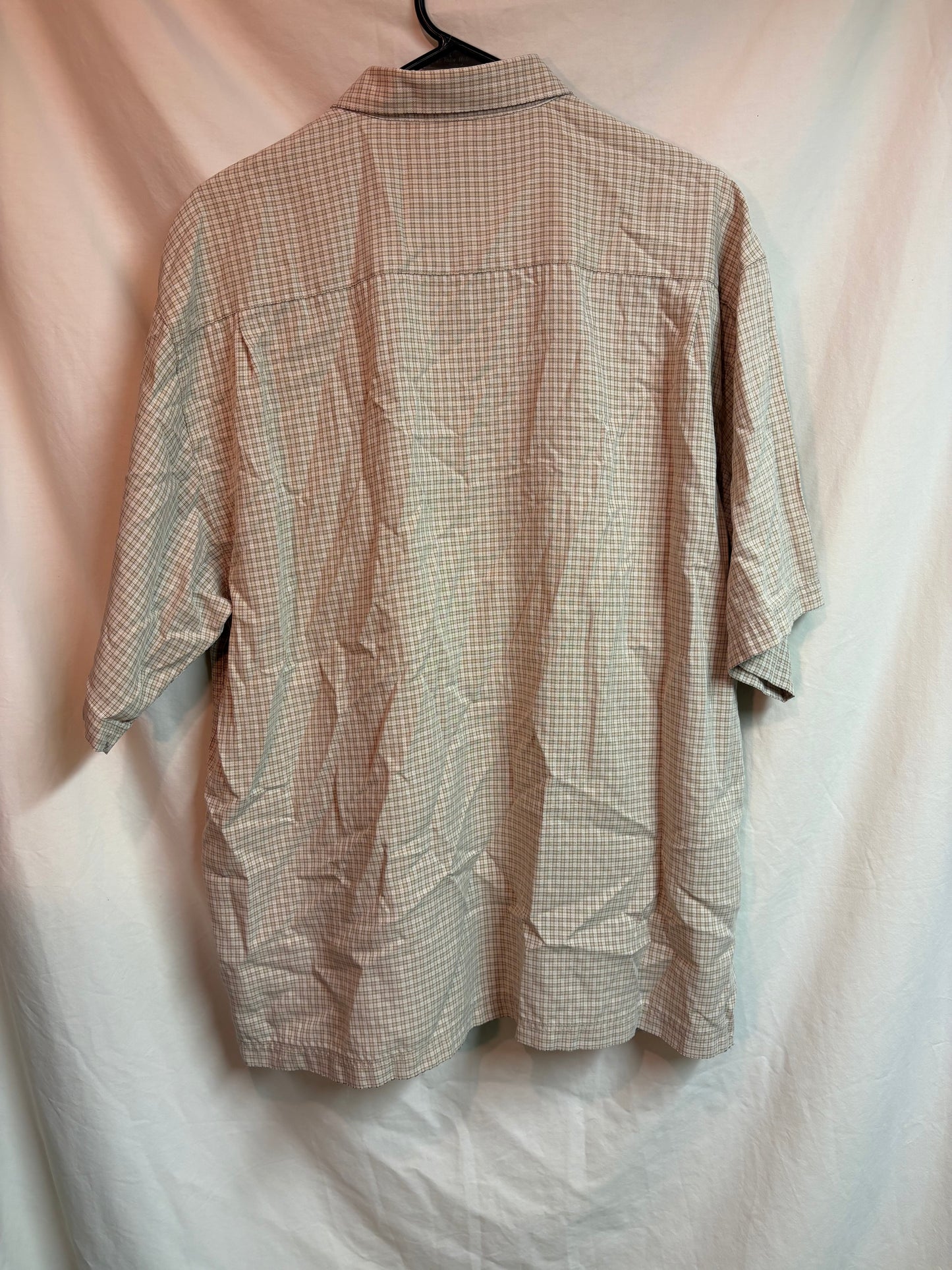 Men's Haggar Short Sleeve Button Down Shirt