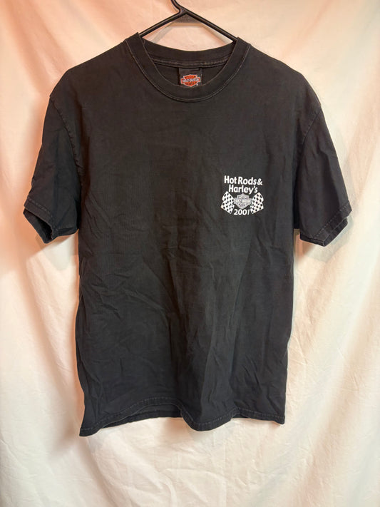 Vintage Men's Harley Davidson "Hot Rods & Harley's" 2001 Shirt