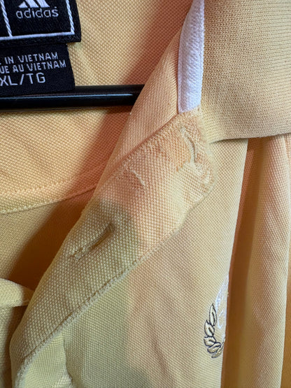 Men's Adidas Yellow Polo