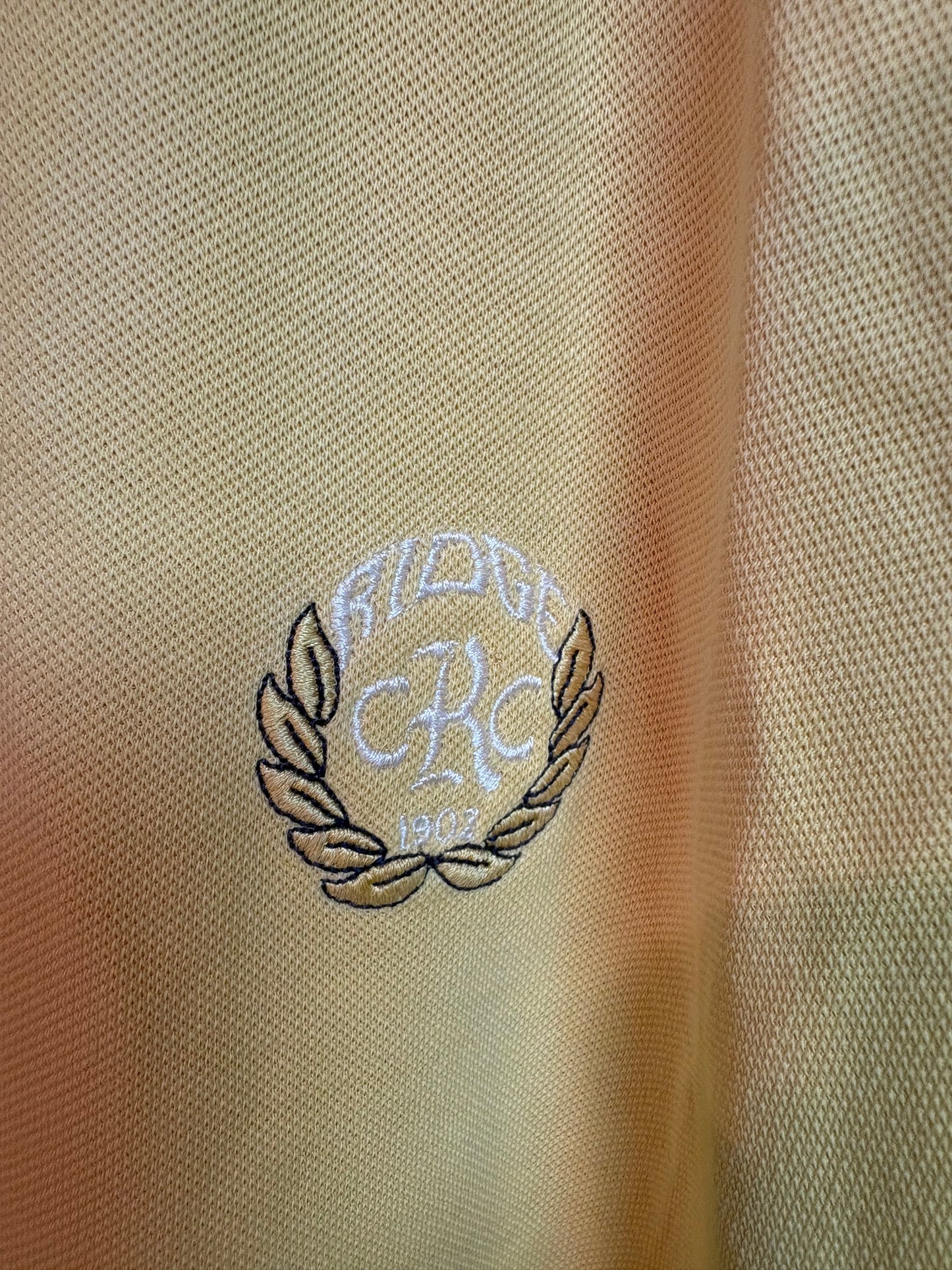 Men's Adidas Yellow Polo