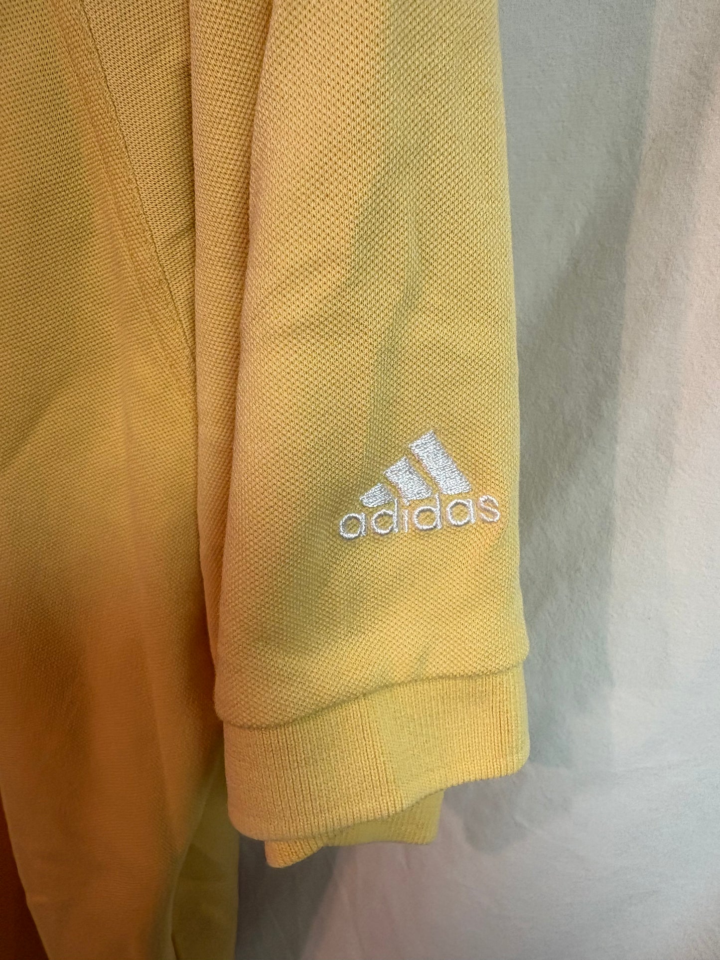 Men's Adidas Yellow Polo