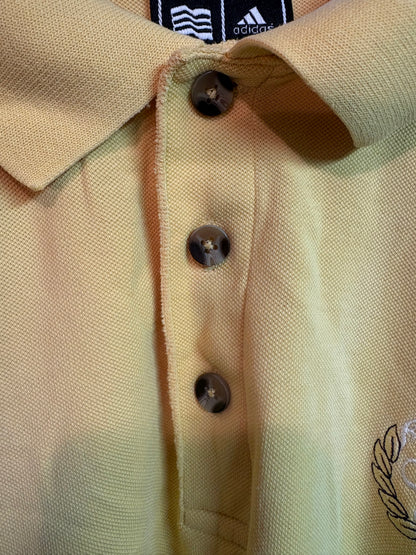 Men's Adidas Yellow Polo