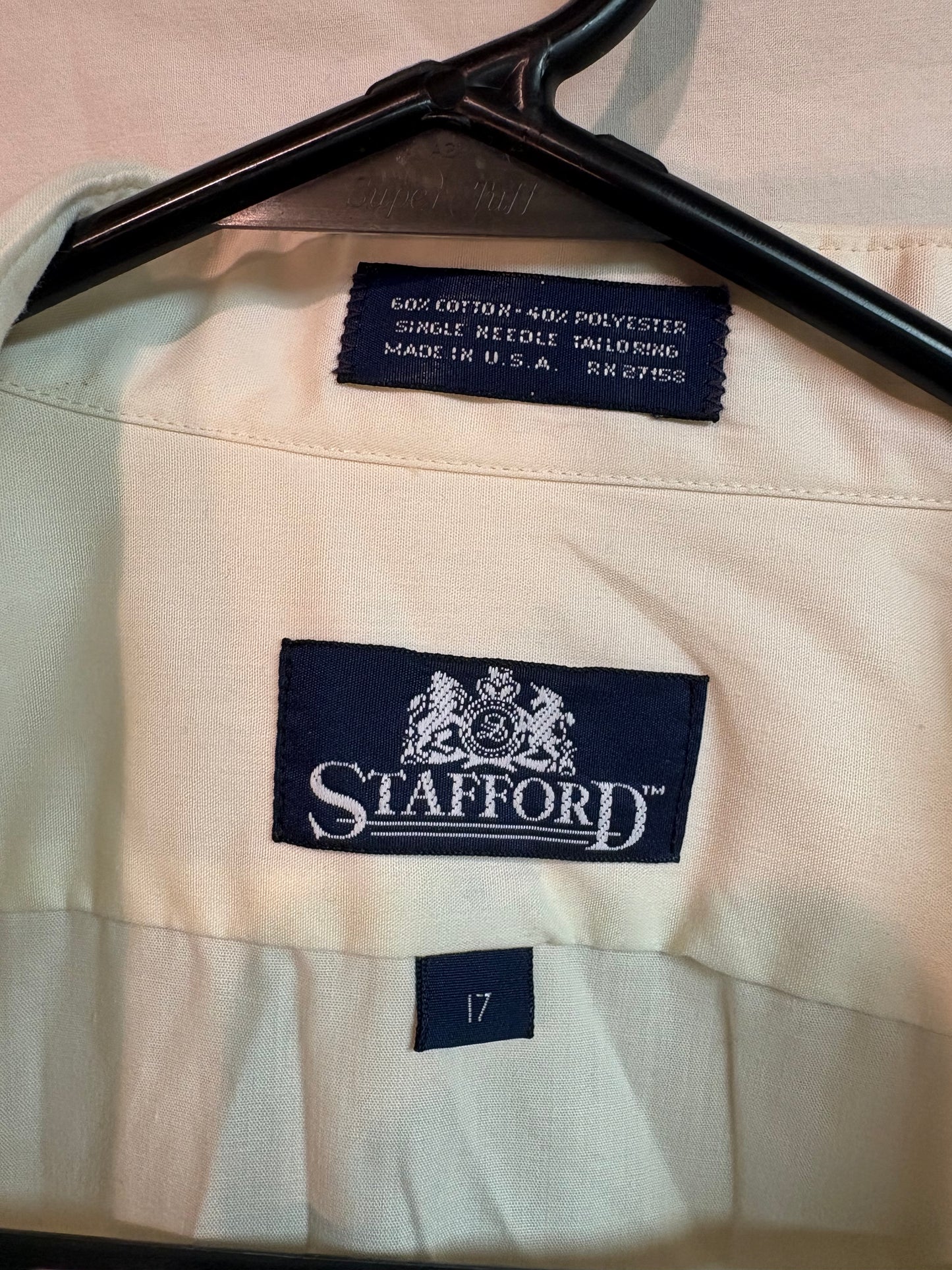 Men's Stafford Short Sleeve Dress Shirt