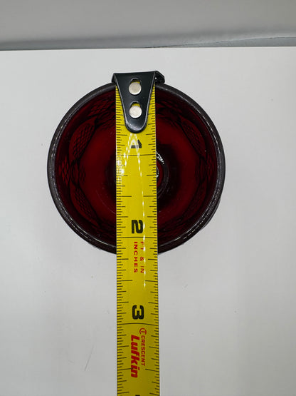 Lot of 3 Vintage Avon 1876 Cape Cod Ruby Red Glass Items