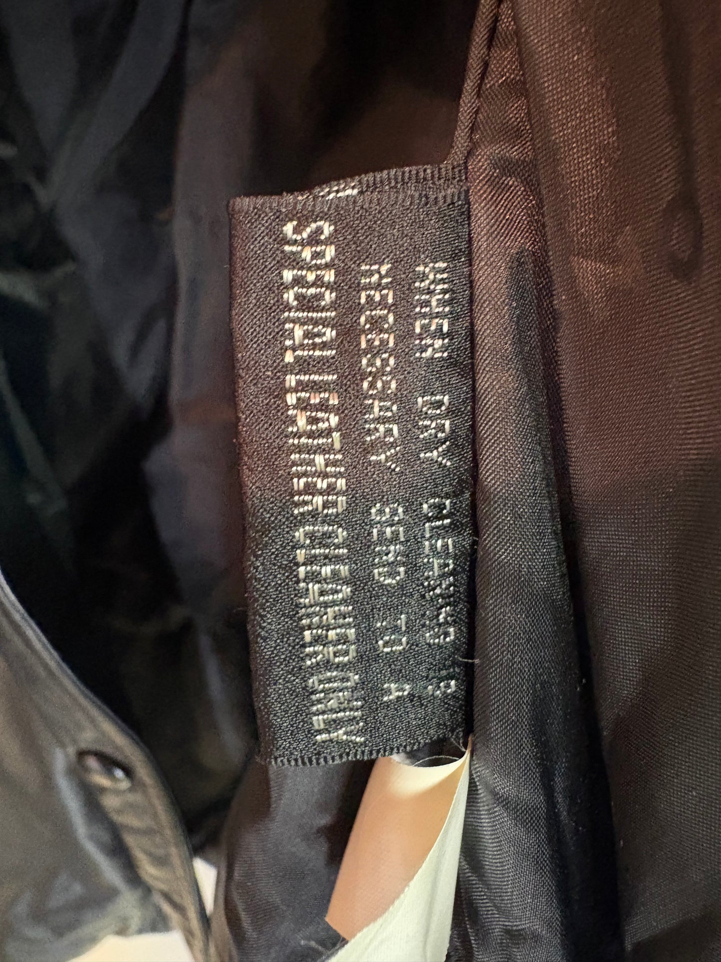 Vintage Wilsons Leather Black Leather Trench Coat