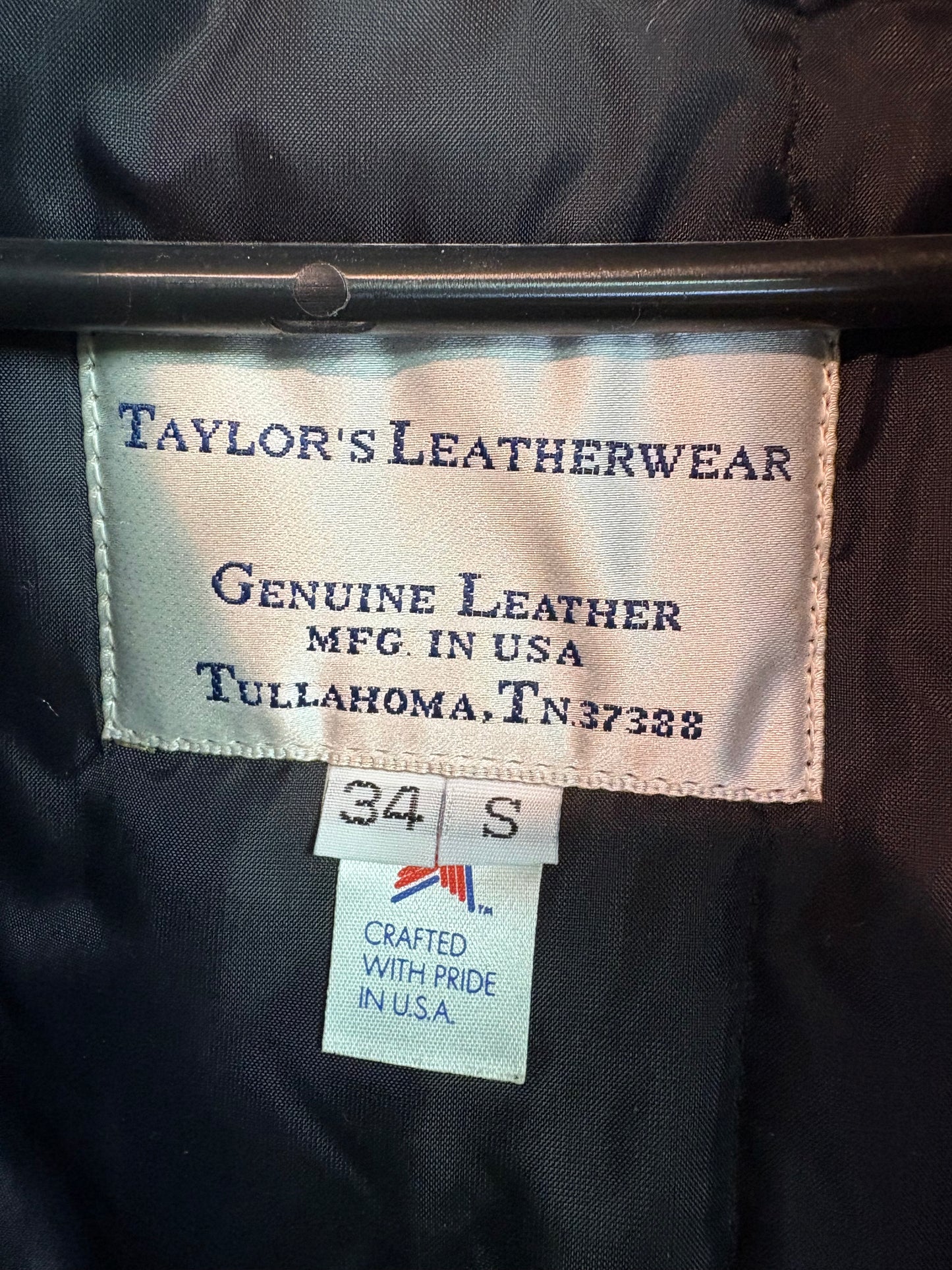 Men's Taylor's Leatherwear Genuine Leather Jacket