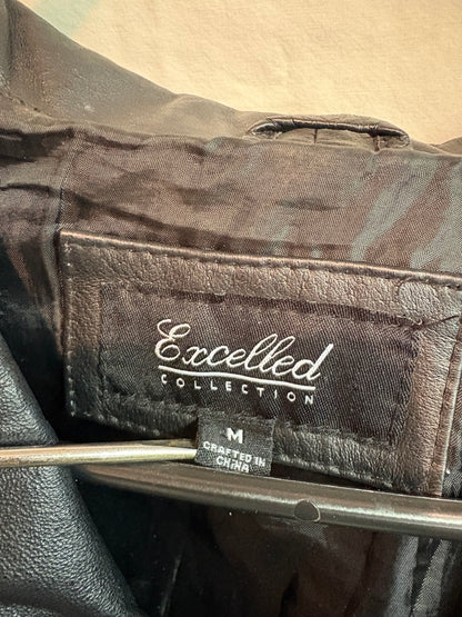 Women's Excelled Collection Black Leather Jacket