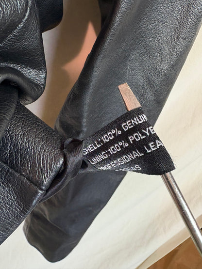 Women's Excelled Collection Black Leather Jacket