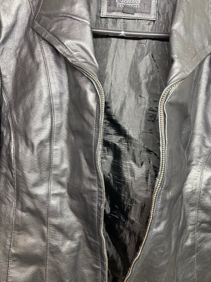 Women's Excelled Collection Black Leather Jacket