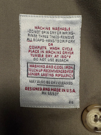 Vintage Men's Botany 500 Khaki Trench Coat