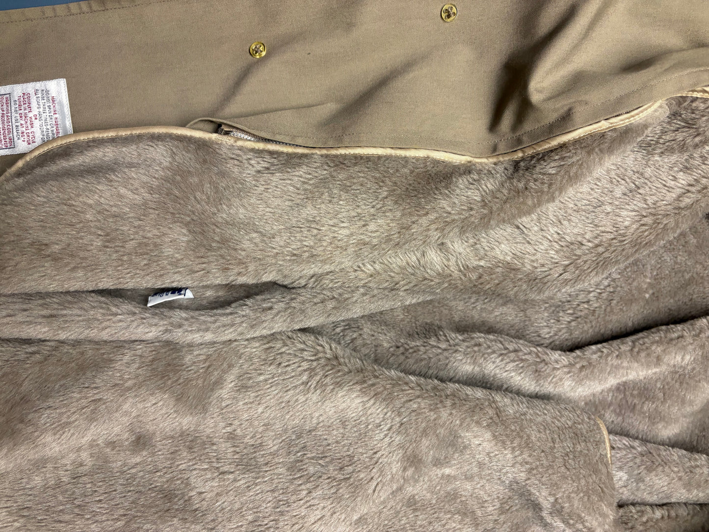 Vintage Men's Botany 500 Khaki Trench Coat