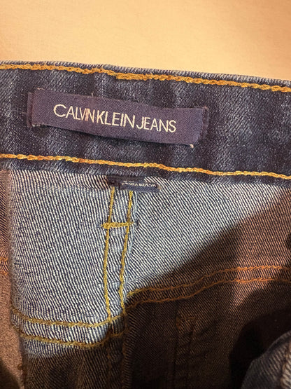Boy's Calvin Klein Slim Straight Adjustable Jeans