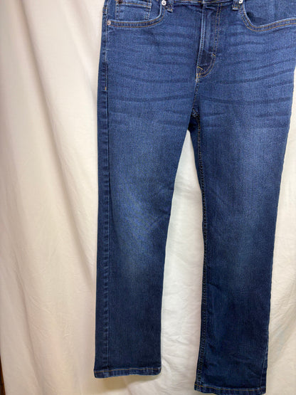 Boy's Calvin Klein Slim Straight Adjustable Jeans