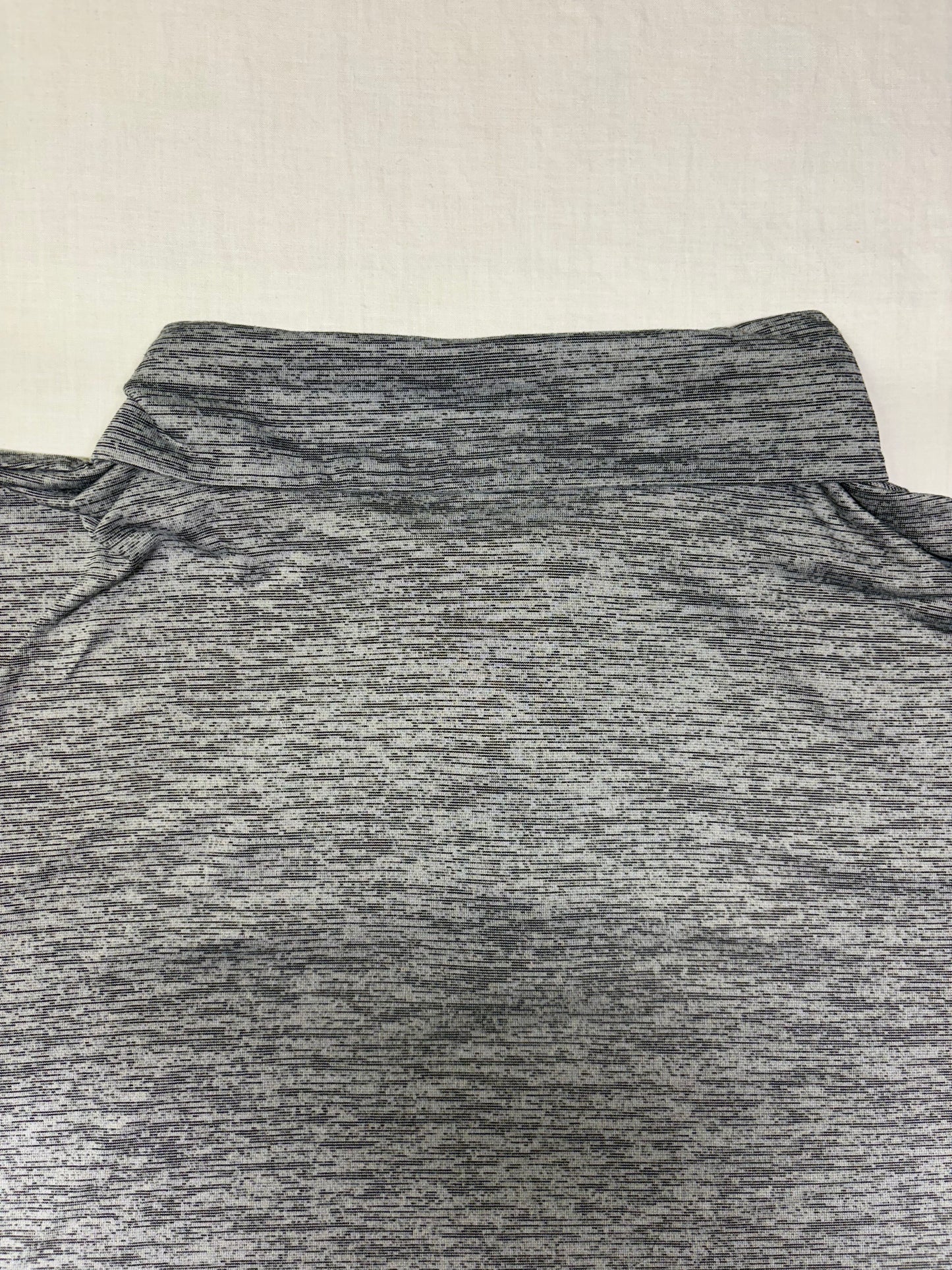 Men's NFL Team Apparel Chicago Bears Chest Logo Gray Short Sleeve Polo Size XXL