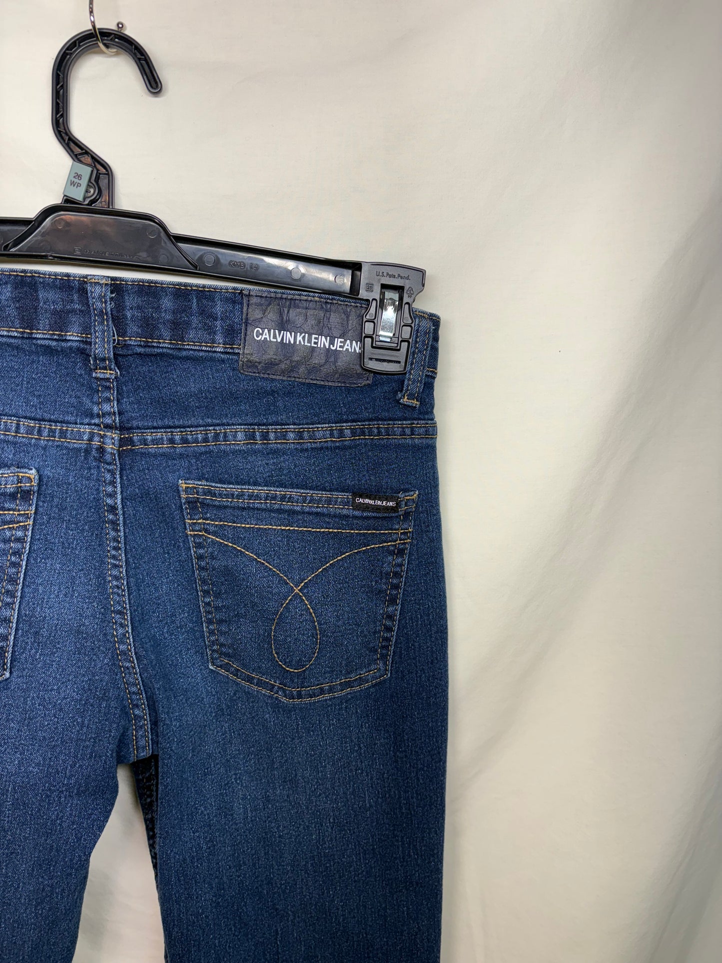 Boy's Calvin Klein Slim Straight Adjustable Jeans