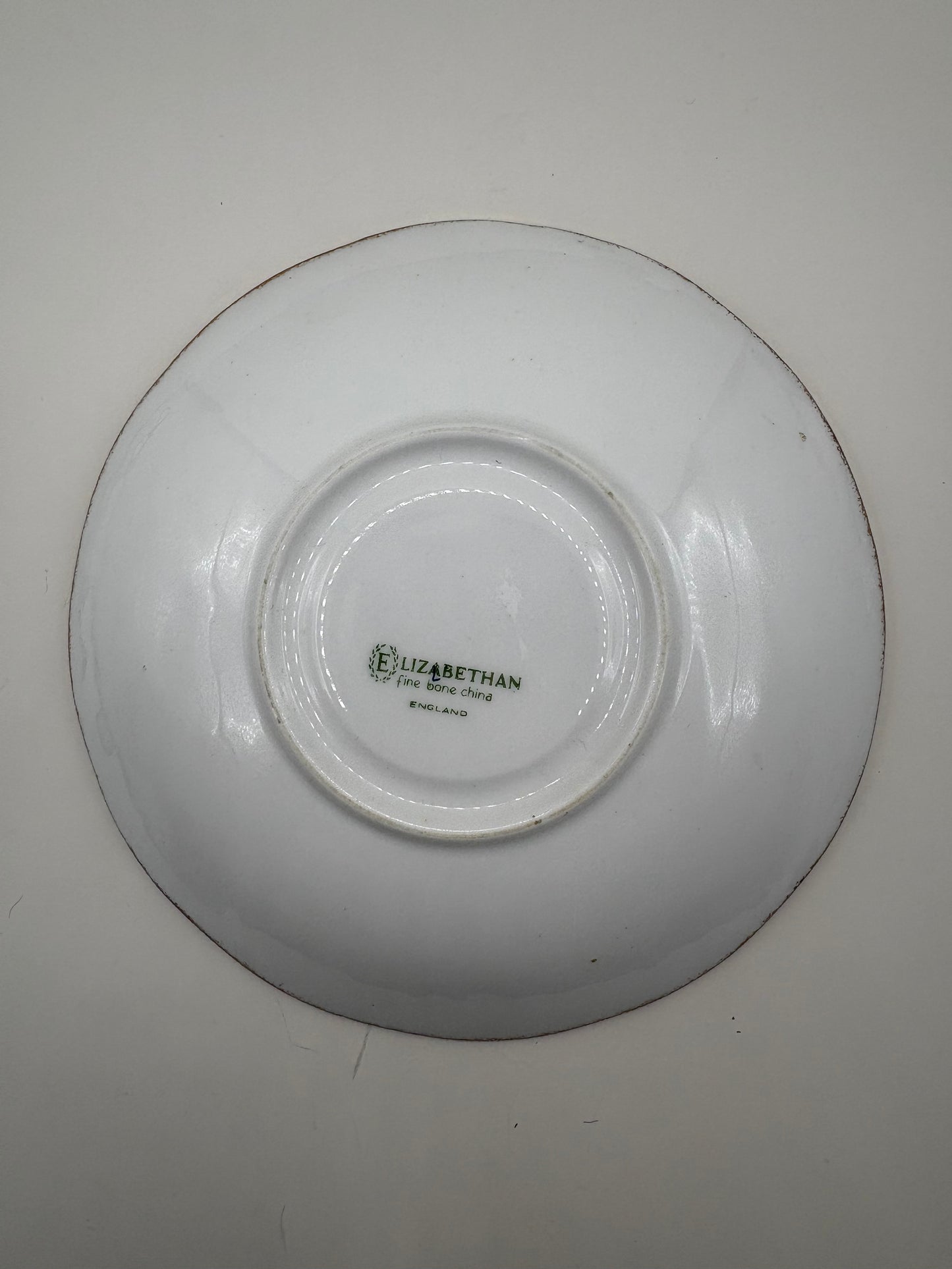 Vintage Elizabethan Fine Bone China Saucer in Hampshire Pattern