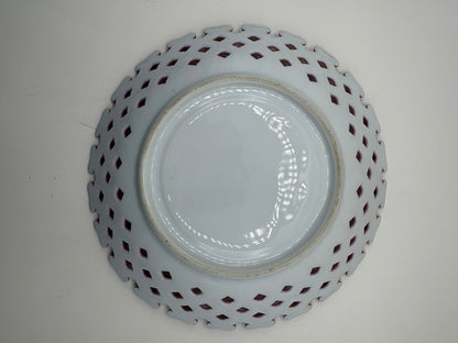 Vintage Royal Halsey Reticulated Saucer