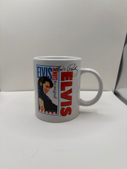 Lot of 2 Elvis Presley Mugs