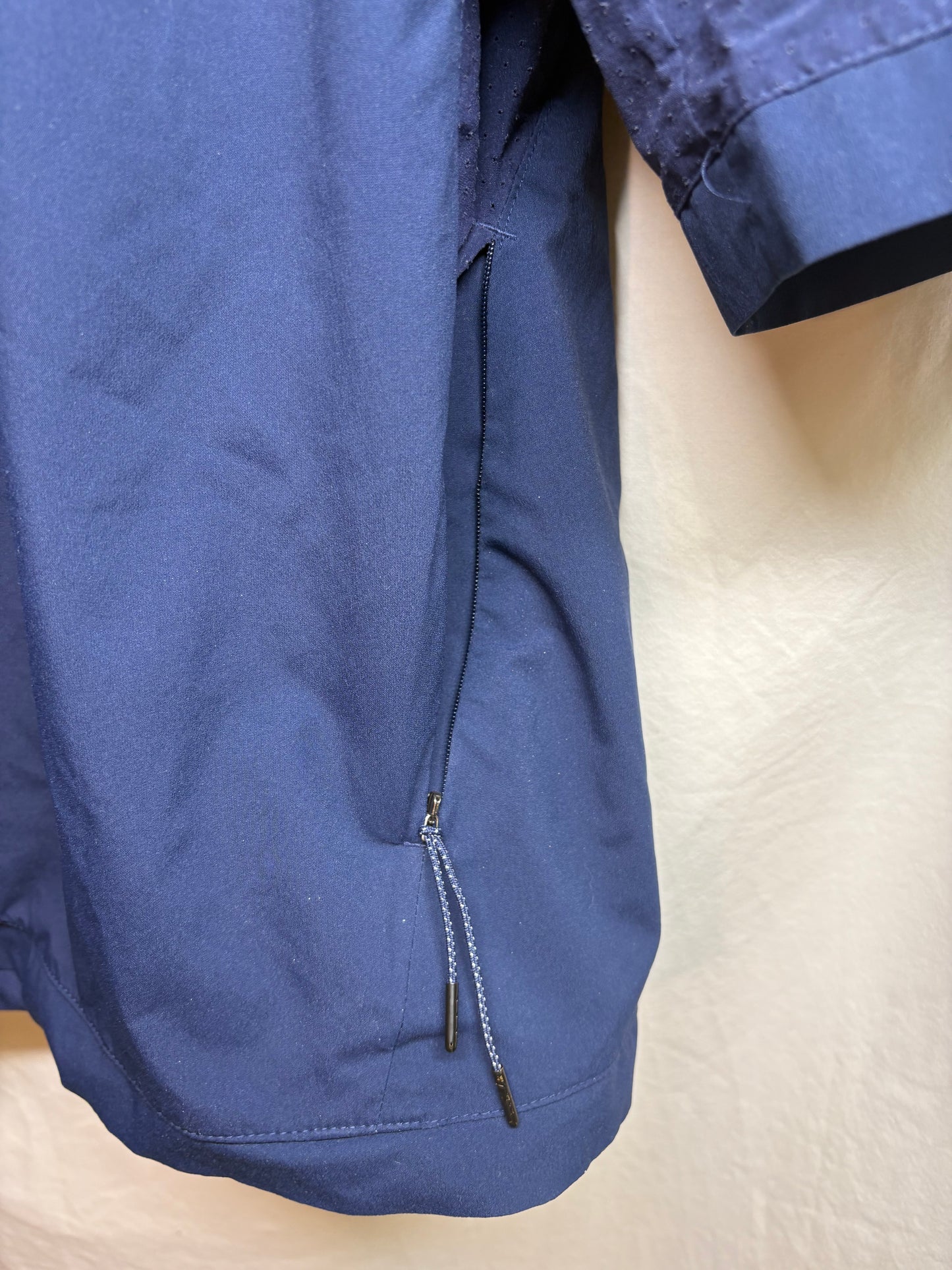 Men's Navy Blue Nike Baseball 3/4 Sleeve Pullover Wind Shirt