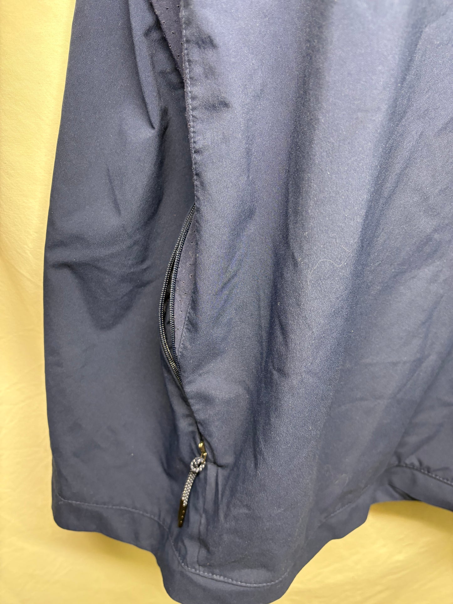 Men's Navy Blue Nike Baseball 3/4 Sleeve Pullover Wind Shirt
