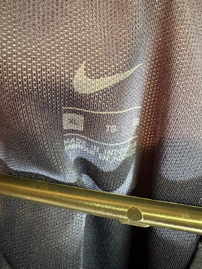 Men's Navy Blue Nike Baseball 3/4 Sleeve Pullover Wind Shirt