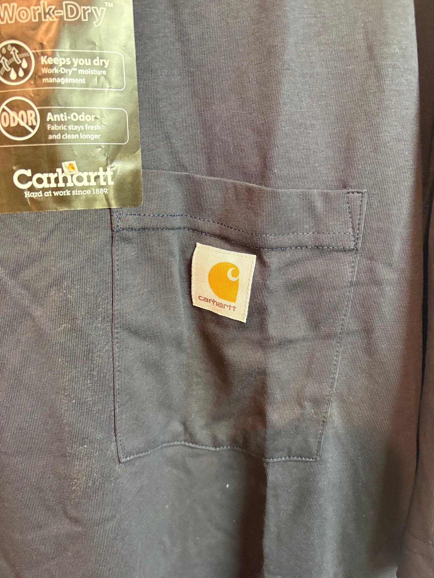 New Men's Carhartt  Short Sleeve One Pocket Shirt