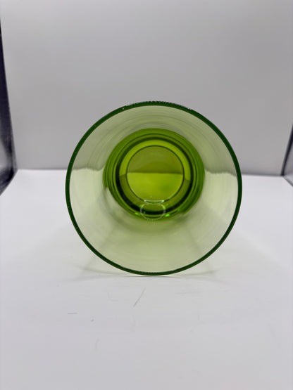 Lot of 2 Vintage Cristar Lime Green Tumblers