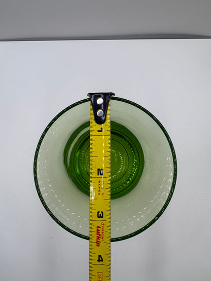 Lot of 2 Vintage Cristar Lime Green Tumblers
