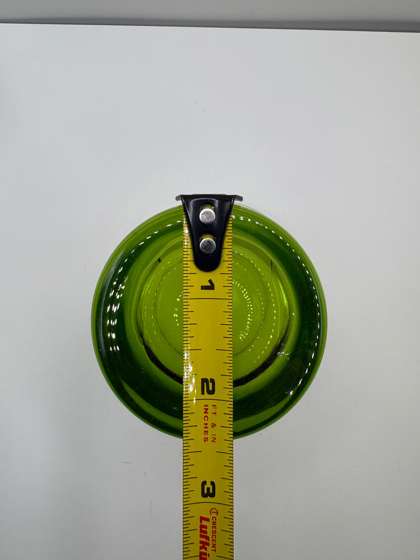 Lot of 2 Vintage Cristar Lime Green Tumblers