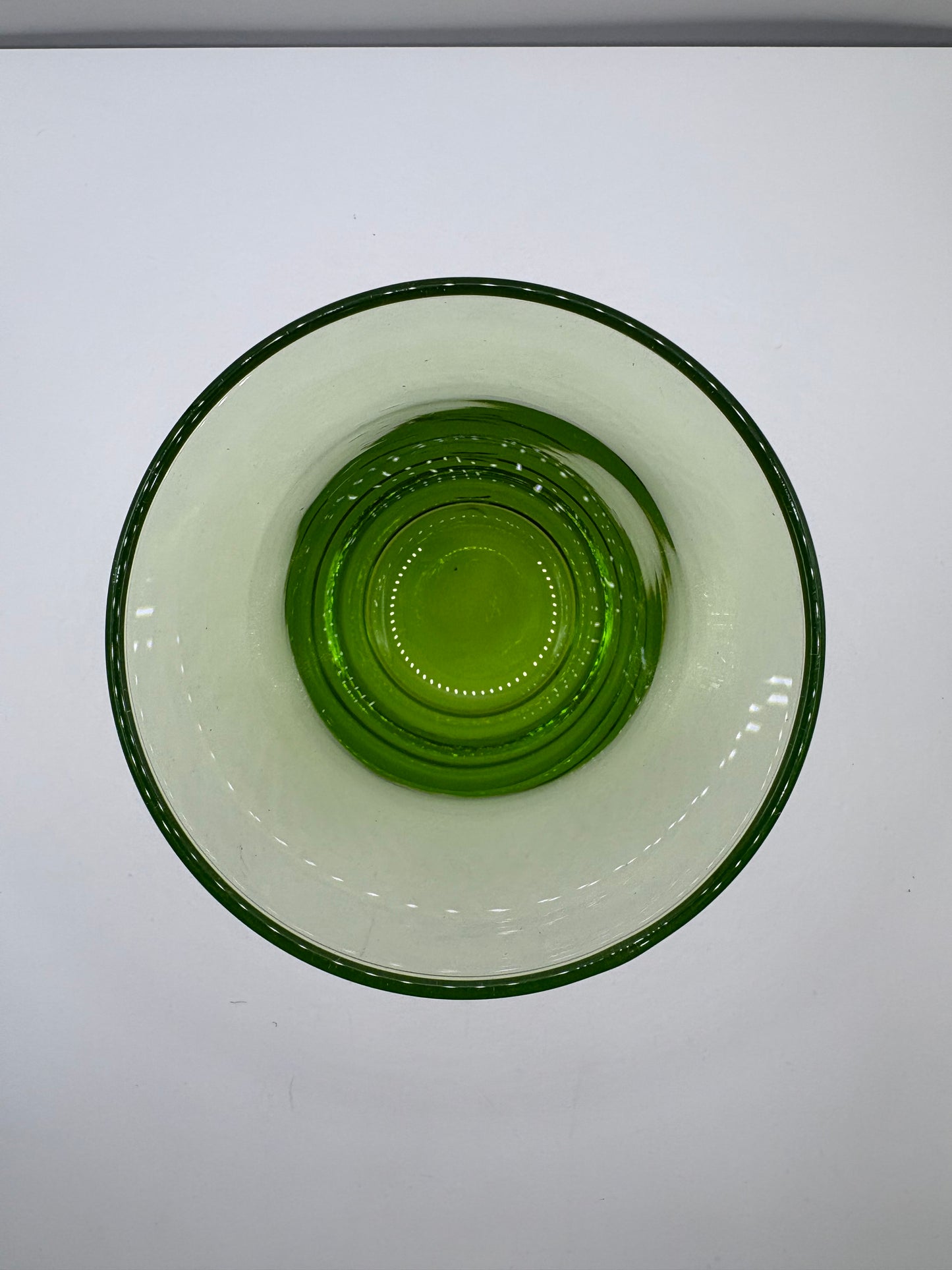 Lot of 2 Vintage Cristar Lime Green Tumblers