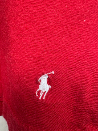 Men's Polo Ralph Lauren Red V-Neck Shirt