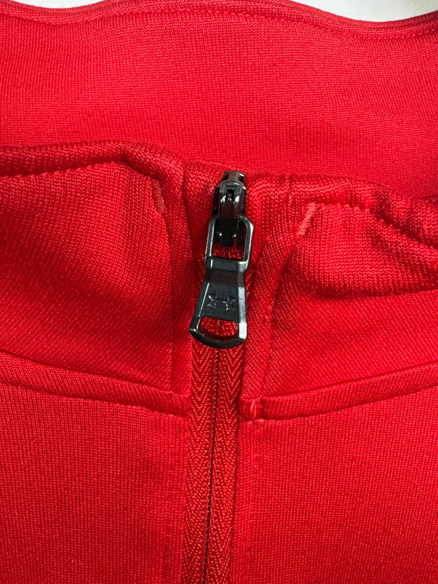 Men's Under Amour Red Quarter Zip Pullover