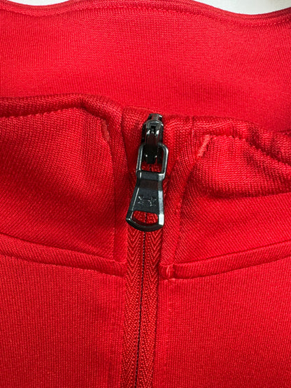 Men's Under Amour Red Quarter Zip Pullover