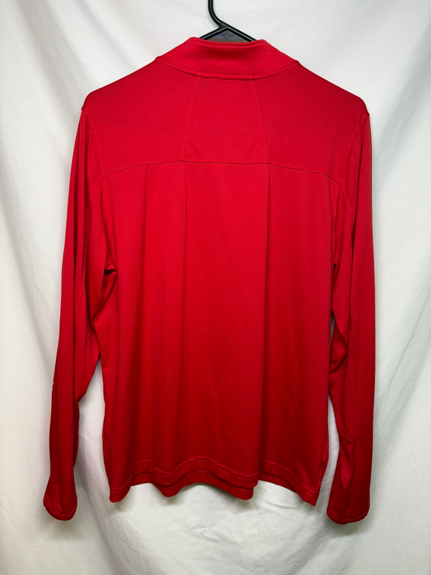Men's Under Amour Red Quarter Zip Pullover